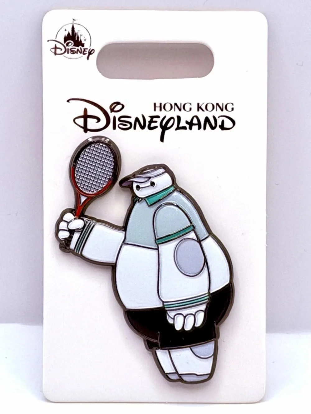 Disneyland Hong Kong HKDL Exclusive Baymax Tennis Player Pin 2026 Big Hero 6